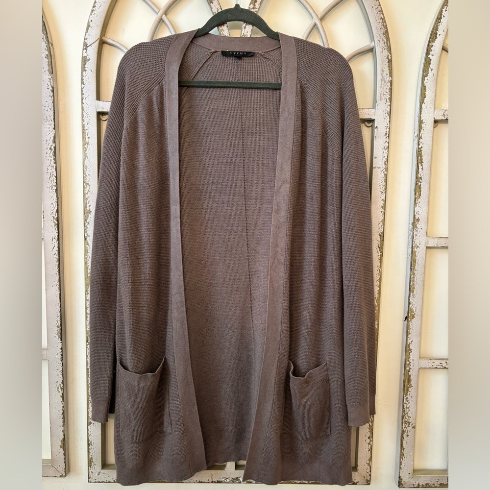 Cyrus Brown Soft Long Cardigan Size M